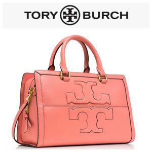 TORY BURCH Jessica Satchel Handbag Snapdragon NWT